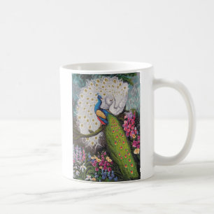 Taza De Café Tapicería 010110 009 del pavo real