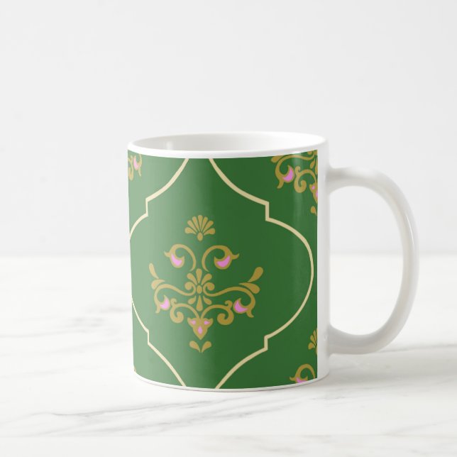 Taza De Café Tapiz verde (Derecha)