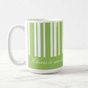 Taza De Café Tapón De Café Blanco Y Verde