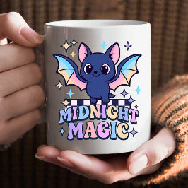 Taza De Café Tapón de Halloween y tablero de cheques Retro Past