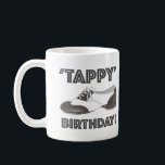 Taza De Café Tappy Happy Birthday Tap Shoe bailarina de danza<br><div class="desc">La ceramic mug presenta un ilustracion original de un zapato de baile de grifo,  con TAPPY BIRTHDAY en una fuente divertida. ¿No ves lo que estás buscando? ¿Necesita ayuda con la personalización? Haga clic en "Contactar con este diseñador" para tener algo creado sólo para usted.</div>