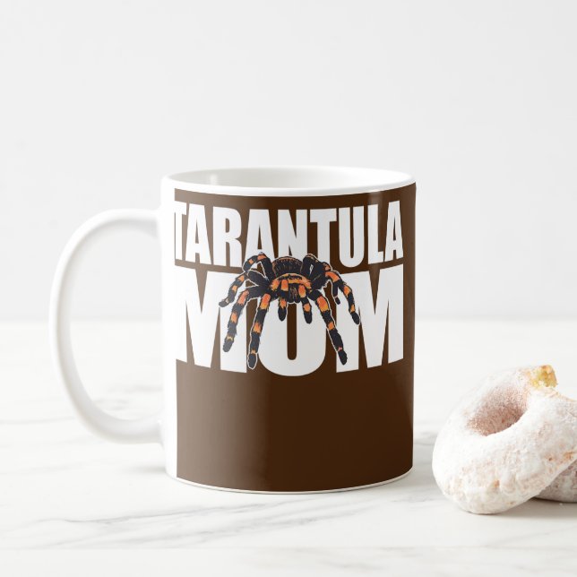 Taza De Café Tarantula Mom Spider Para Tarantula Lover  (Con donut)