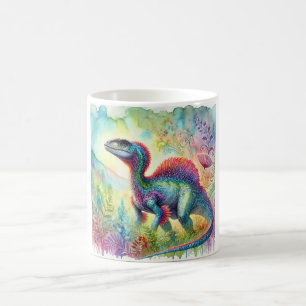 Taza De Café Tarchia Dinosaur 171024AREF101 - Watercolor
