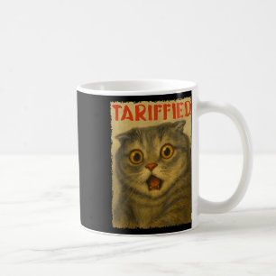 Taza De Café Tarifa arancelaria retro vintage