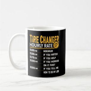 Taza De Café Tarifa por Hora de Técnico de Neumáticos