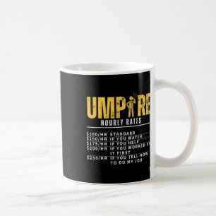 Taza De Café Tarifas por hora de árbitro divertido árbitro