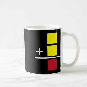 Taza De Café Tarjeta Amarilla Roja de Fútbol Árbitro Regalos Di