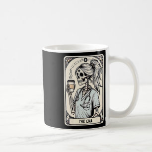 Taza De Café Tarjeta certificada de enfermera Istant Tarot Skel