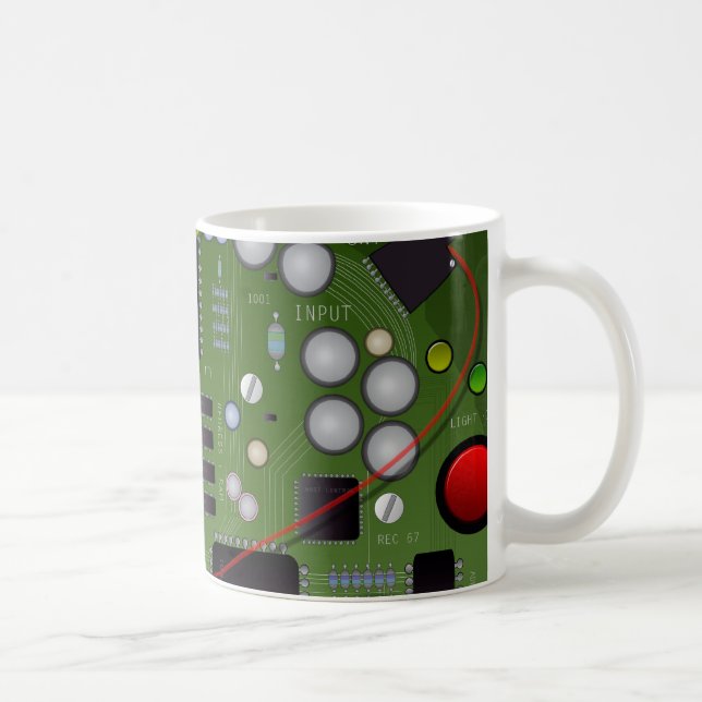 Taza De Café Tarjeta de circuito (Derecha)
