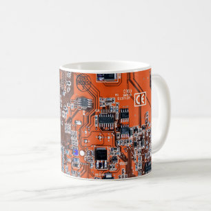 Taza De Café Tarjeta de circuito del Naranja PCB del conjunto d