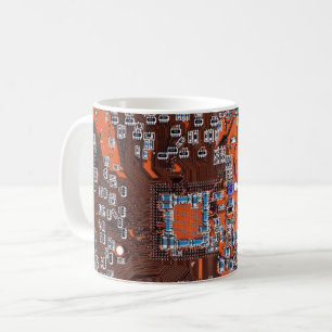 Taza De Café Tarjeta de circuito del Naranja PCB del conjunto d