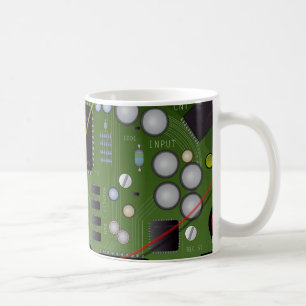 Taza De Café Tarjeta de circuitos