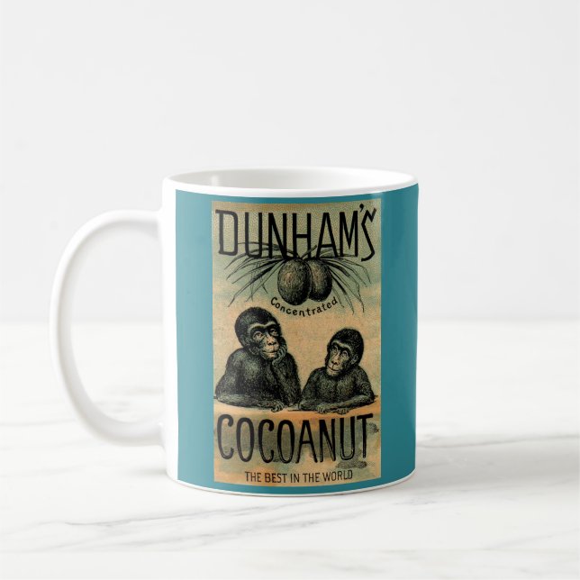 Taza De Café Tarjeta de comercio victoriana: El cacahuete de Du (Izquierda)