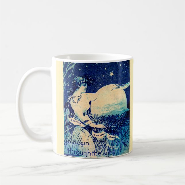 Taza De Café Tarjeta de comercio victoriana Oliver Chilled Plow (Izquierda)