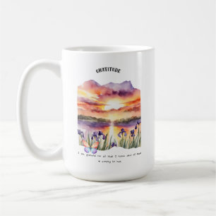 Taza De Café Tarjeta de confirmación Gratitude Positive