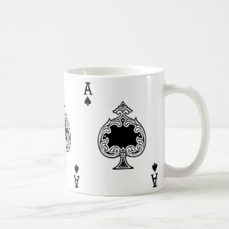 Taza De Café Tarjeta de juego Ace of Spades