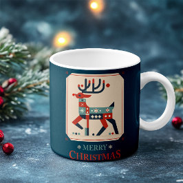 Taza De Café Tarjeta de navidades con diseño de Ilustracion de 