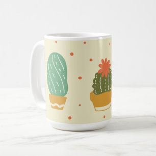 TAZA DE CAFÉ TARJETA DE RECIBIMIENTO DE SUCCULENTOS