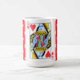 TAZA DE CAFÉ TARJETA DE REINA