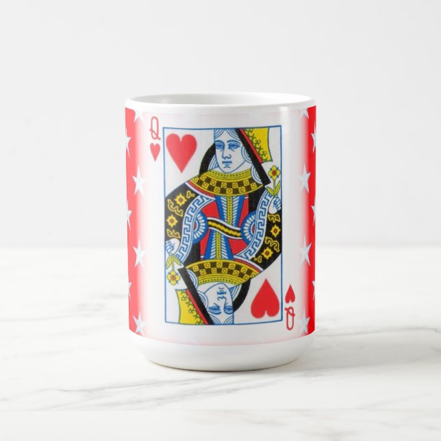 TAZA DE CAFÉ TARJETA DE REINA (Centro)