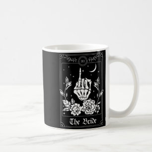 Taza De Café Tarjeta de Tarot de Boda La Novia Halloween