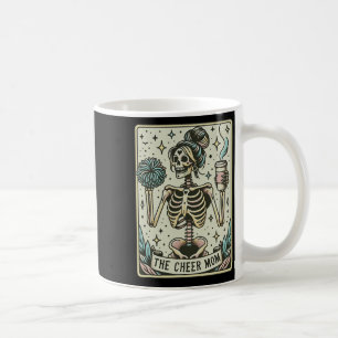 Taza De Café Tarjeta de Tarot de Mamá Animadora Esqueleto Diver