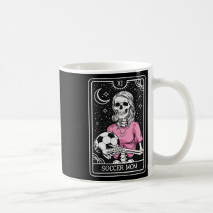 Taza De Café Tarjeta de Tarot de Mamá de Fútbol Retro Vintage