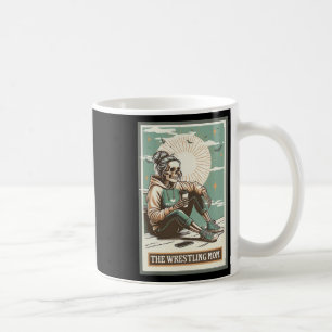 Taza De Café Tarjeta de Tarot de Mamá de Lucha Libre Retro Esqu