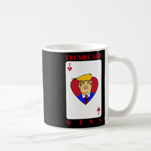 Taza De Café Tarjeta de Trump gana elecciones presidenciales 