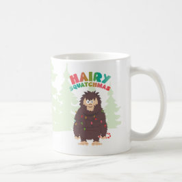 Taza De Café Tarjeta de vacaciones plana Bigfoot Sasquatch Navi