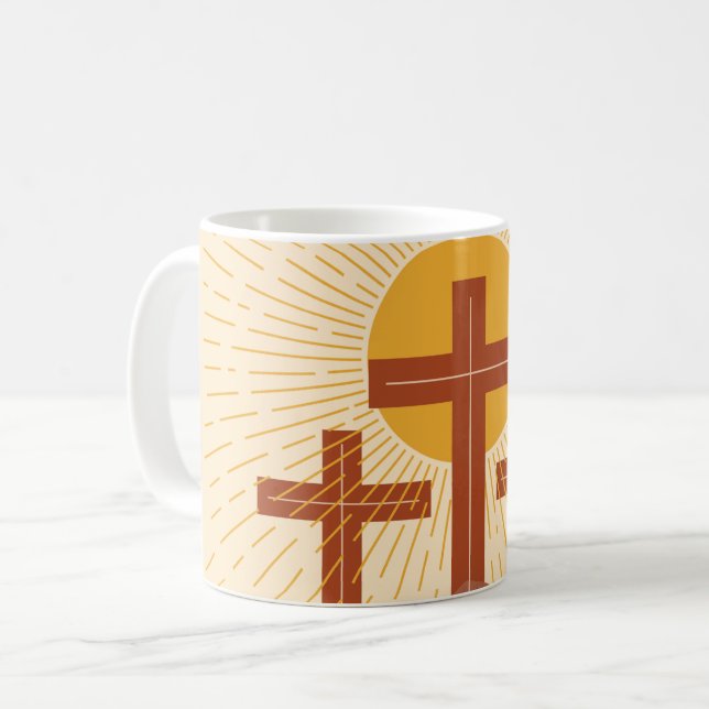 Taza De Café Tarjeta de Viernes Santo (Anverso izquierdo)