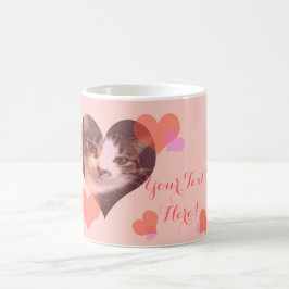 Taza De Café Tarjeta del día de San Valentín rosada
