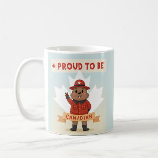 Taza De Café Tarjeta Orgulloso de Ser Canadiense