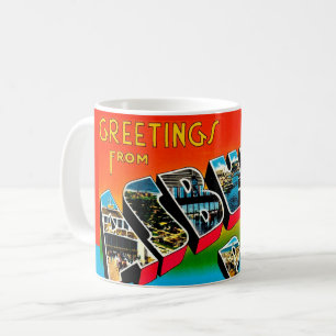 Taza De Café Tarjeta postal antigua de Asbury Park NJ