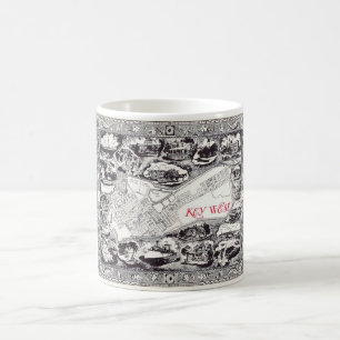 Taza De Café Tarjeta Postal Antigua de Key West