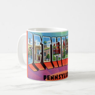 Taza De Café Tarjeta postal de Bethlehem PA