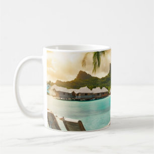 Taza De Café Tarjeta postal de Bora Bora (Bora Bora d)