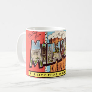 Taza De Café Tarjeta postal de cerveza de Milwaukee