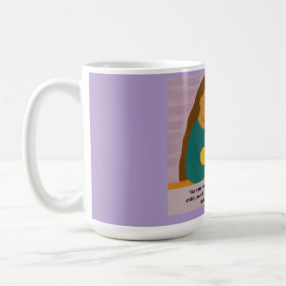 Taza De Café Tarjeta postal de la madre y el bebé que consuela