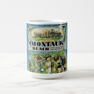 Taza De Café Tarjeta postal de Montauk Beach Long Island