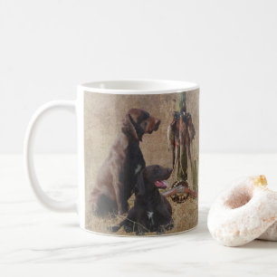 Taza De Café Tarjeta postal de Pointer Alemán de Pelo Corto (GS