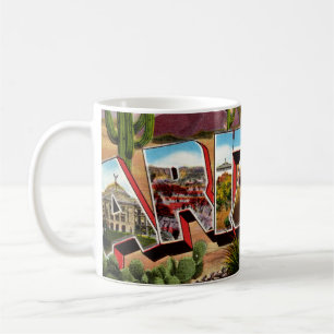 Taza De Café Tarjeta postal de saludo de Arizona