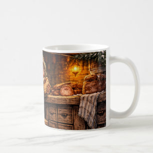 Taza De Café Tarjeta postal del duende navideño islandés Stubby