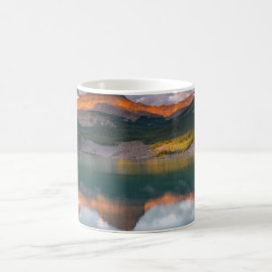 Taza De Café Tarjeta postal del Parque Nacional Glacier USA (gl