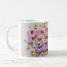 Tarjeta postal floral de Daisy pastel Protege Tu E