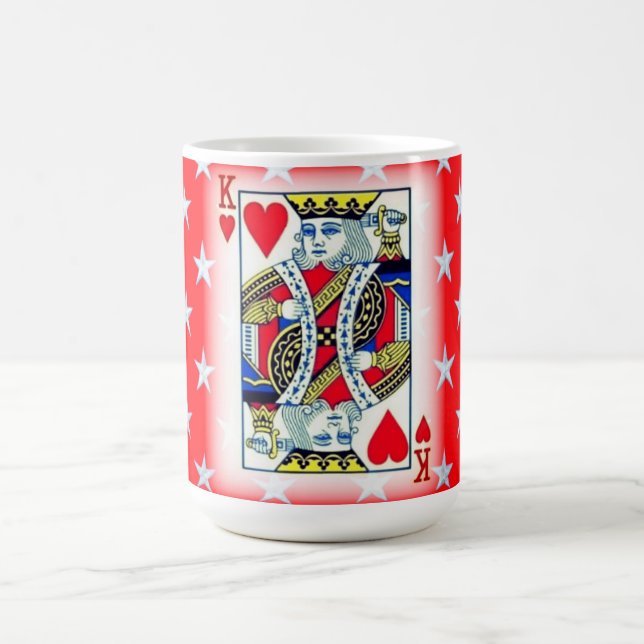 TAZA DE CAFÉ TARJETA REY (Centro)