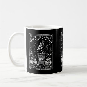 Taza De Café Tarjeta Tarot de especias de calabaza