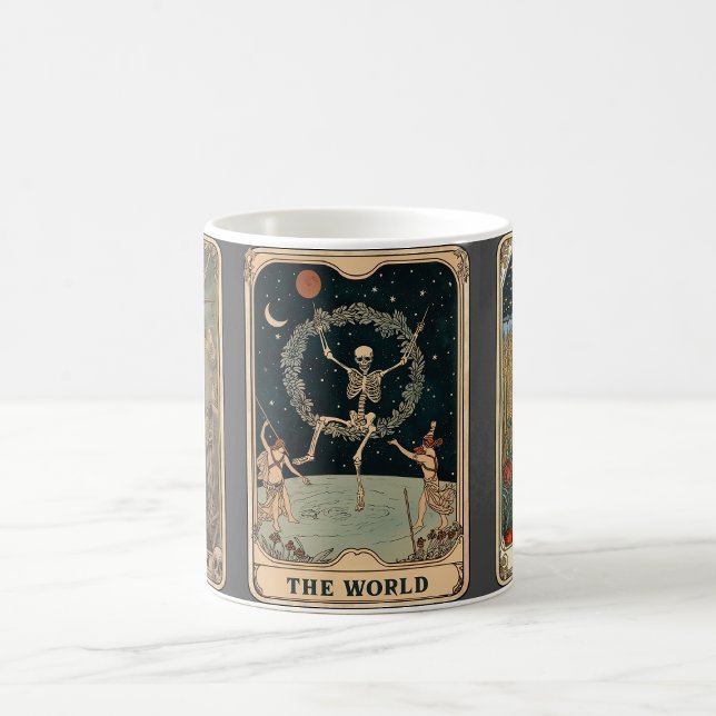 Taza De Café Tarjeta tarot de Skelton (Skelton tarot cup)