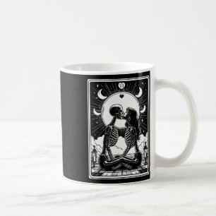 Taza De Café Tarjeta Tarot Los Amantes Del Gótico Skeleton Hall
