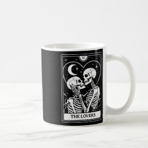 Taza De Café Tarjeta Tarot para los amantes - Esqueletos para b
